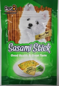 SASAMI STICK BAKED SPINACH WITH CHEESE 75GRAM