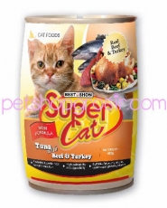 SUPER CAT BEEF & TURKEY 400GR