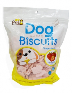Pet8 Dog Biscuit Strawberry Flavor 400gr