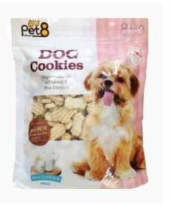 Pet8 Dog Cookies Milk Flavor 400gr
