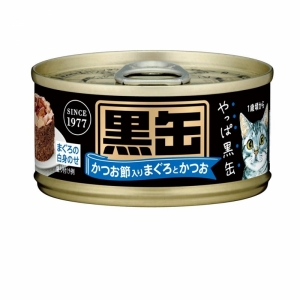 Makanan Kucing Aixia BCM9 Kuro-can Mini Tuna and Skipjack with Dried Skipjack 80gr