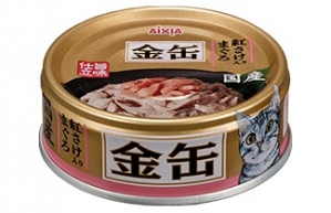 Makanan Kucing Aixia GCM33 Kin-can Mini Tuna with Salmon 70gr