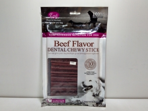 Snack Anjing Endi Dental Chewy Stick Beef Flavor 200gr
