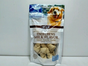 Snack Anjing Endi Chews Milk Flavor Bones 100gr