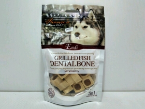 Snack Anjing Endi Grilled  Fish Milk Dental 95gr