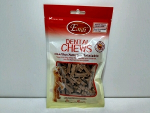 Snack Anjing Endi Dental Chews Beef Cookies 100gr