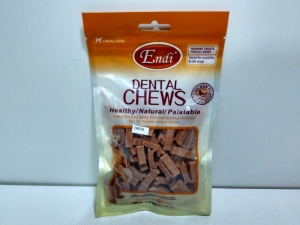 Snack Anjing Endi Dental Chews Chicken Cookies 100gr