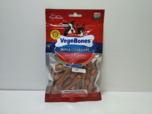 Snack Anjing Vegebones Skin & Coat Care Soft Bones 60gr