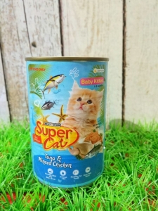Super Cat Baby Kitten Tuna & Minced Chicken 400gr