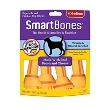 Snack Anjing Smart Bones Bacon Cheese 4 Medium