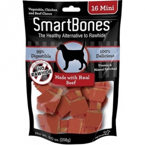 Snack Anjing Smart Bones Beef 16 Mini