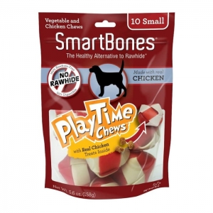 Snack Anjing Smart Bones Playtime Chicken 10 Small