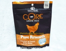 Wellness Core Dog Grain Free Pure Rewards Chicken & Lamb Jerky Bites 4oz