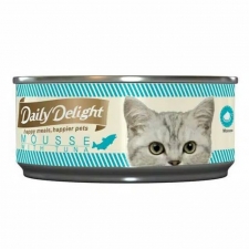 Makanan Basah / Kaleng Kucing Daily Delight Cat Mousse with Tuna 80gr