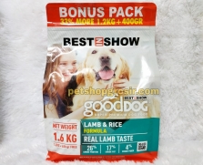 Makanan Anjing Best In Show Good Dog Dry Food Lamb & Rice 1.6kg