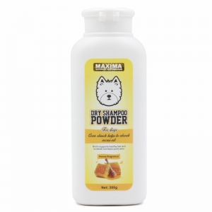 Bedak Anjing Maxima Dry Powder Dog Honey Fragrance 300gr