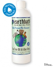 EARTHBATH TEA TREE & ALOE VERA SOOTHING ITC RELIEF FROM PETS