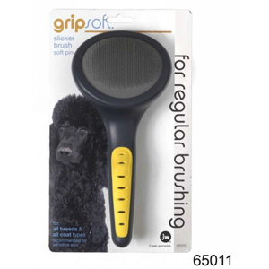 SISIR JW GRIP SOFT SLICKER BRUSH SOFT PIN 65011