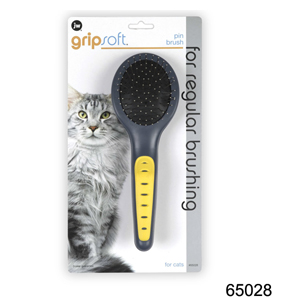 SISIR JW GRIP SOFT CAT PIN BRUSH 65028