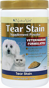 Naturvet Tear Stain Remover Bubuk