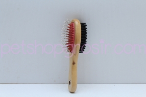 Sisir Best In Show Two Sided Timber Brush S