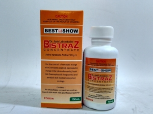 Cairan Pembasmi Kutu Bistraz 100mL (Bahan Aktif Amitraz 125g/L)
