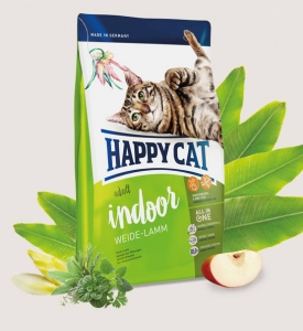 Makanan Kucing Happy Cat Supreme Indoor Weide Lamm Farm Lamb 4kg