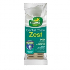 Snack Anjing Happi Doggy Dental Chew Zest Milk Gluten Free