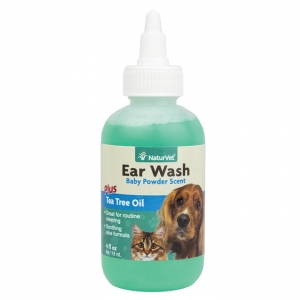 NATURVET EAR WASH TEA TREE OIL 4OZ 