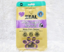 Snack Anjing & Kucing Grain Free Zeal Treats Wild Caught Naturals Hoki Fish Skins 125gr