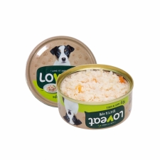 Makanan Basah / Kaleng Anjng Loveat Dogfood Chicken and Vegetable 90gr