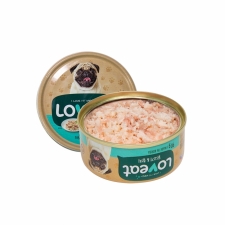 Makanan Basah / Kaleng Anjng Loveat Dogfood Chicken and Tuna 90gr