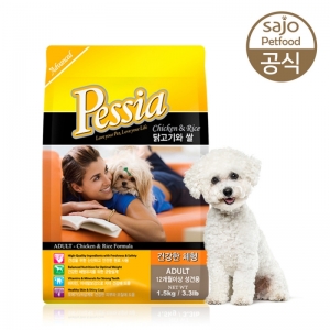 Pessia Adult Dog Food Chicken & Rice 3kg