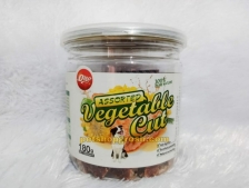 Snack Anjing Orgo Particle Vegeteble Cut 180gr