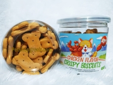 Snack Anjing Orgo Crispy Biscuit Chicken Flavor 180gr